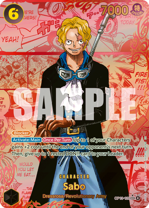 Sabo (120) (Red Super Alternate Art)