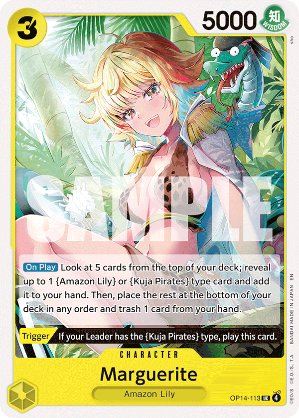 Marguerite · The Azure Sea's Seven · カード番号OP14-113 · 英語 · 加工・状態は未確認