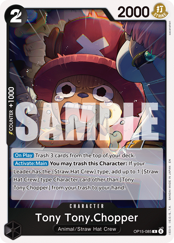 Tony Tony.Chopper (OP15-085) · Adventure on Kami's Island · カード番号OP15-085 · 英語 · 加工・状態は未確認