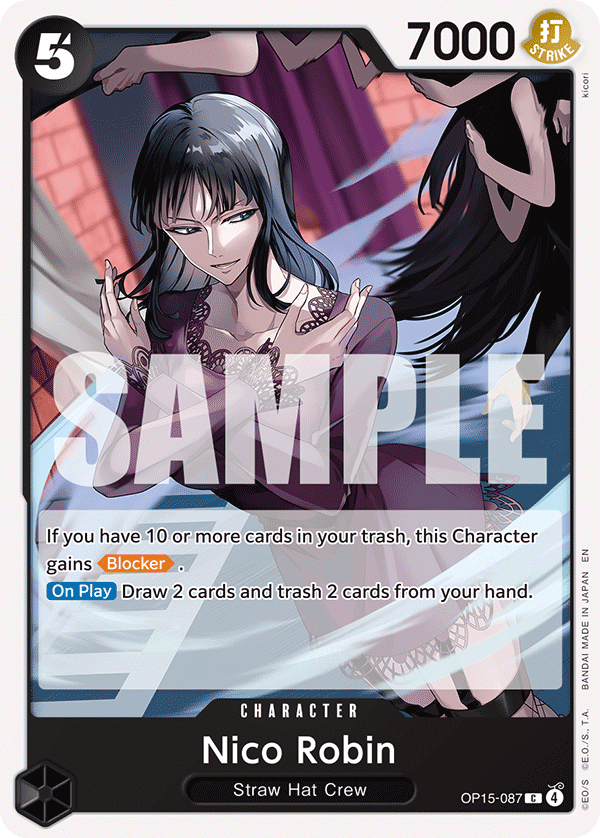 Nico Robin (OP15-087) · Adventure on Kami's Island · カード番号OP15-087 · 英語 · 加工・状態は未確認