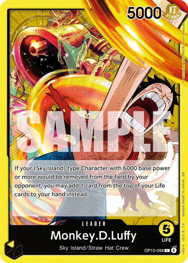 Monkey.D.Luffy (OP15-098) · Adventure on Kami's Island · カード番号OP15-098 · 英語 · 加工・状態は未確認