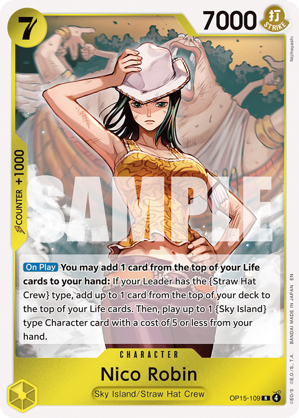 Nico Robin (OP15-109) · Adventure on Kami's Island · カード番号OP15-109 · 英語 · 加工・状態は未確認