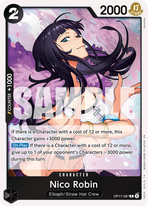 Nico Robin · The World's Strongest Warriors · カード番号OP17-087 · 英語 · 加工・状態は未確認