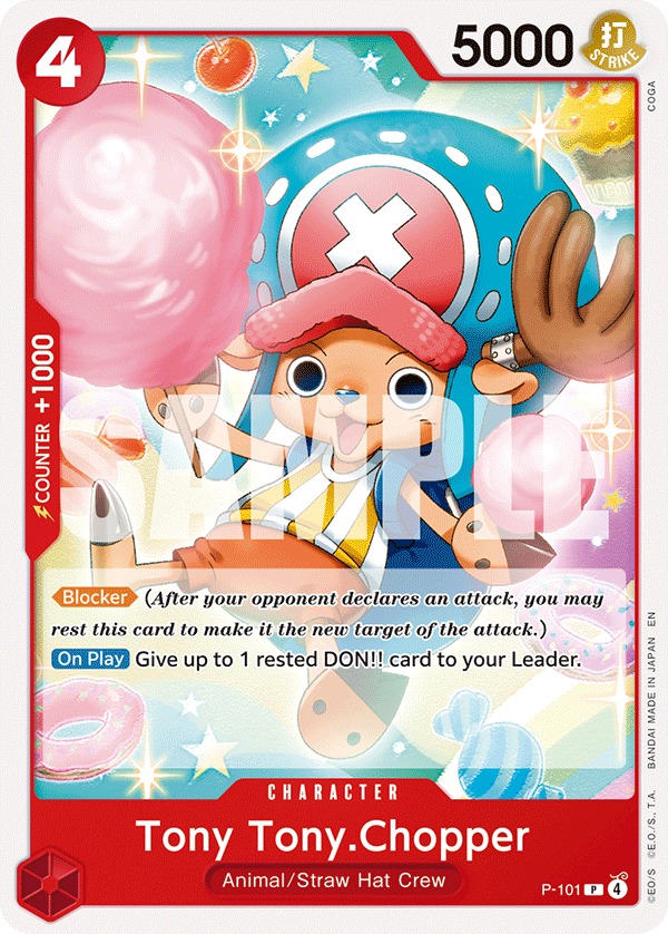 Tony Tony.Chopper · Starter Deck 31: RED Monkey.D.Luffy · カード番号P-101 · 英語 · 加工・状態は未確認