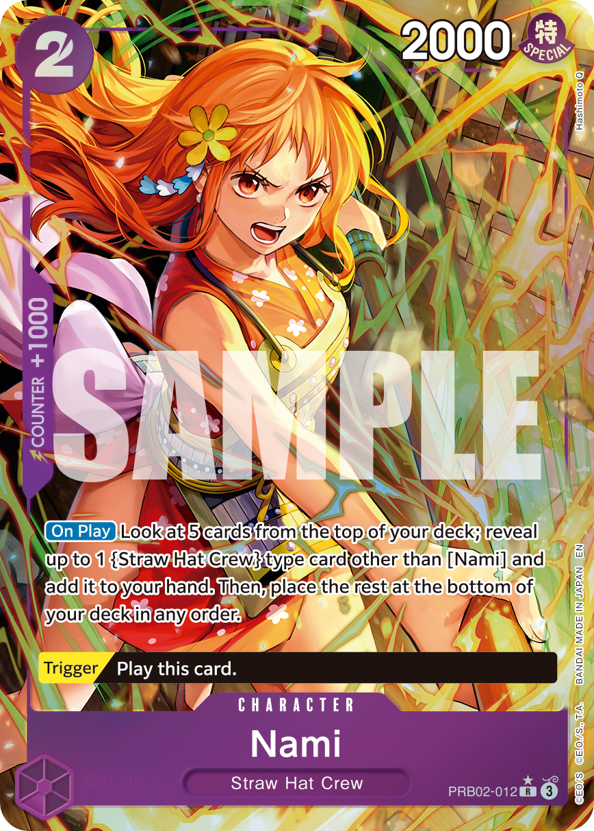 Nami (Alternate Art) · Premium Booster -The Best- Vol. 2 · カード番号PRB02-012 · 英語 · 加工・状態は未確認
