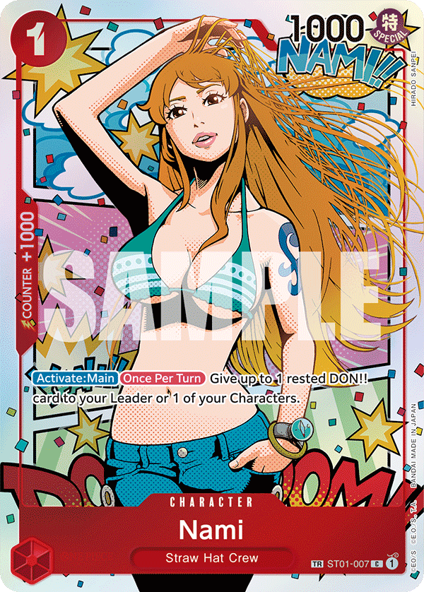 Nami (TR) · Wings of the Captain · カード番号ST01-007 · 英語 · 加工・状態は未確認