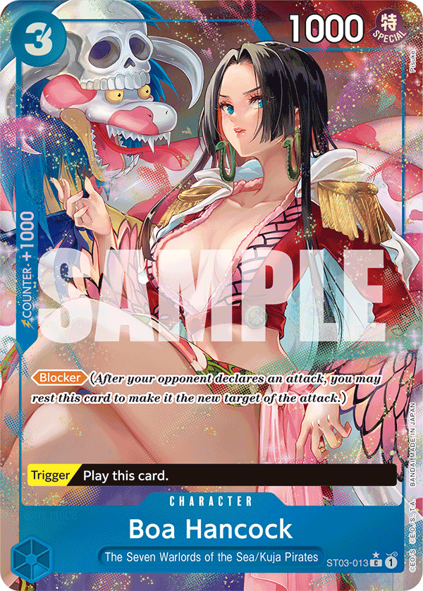 Boa Hancock (ST03-013) (Alternate Art) · Premium Booster -The Best- · カード番号ST03-013 · 英語 · 加工・状態は未確認
