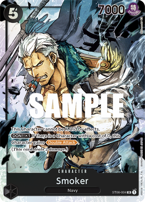 Smoker · Starter Deck 6: Absolute Justice · カード番号ST06-004 · 英語 · 加工・状態は未確認