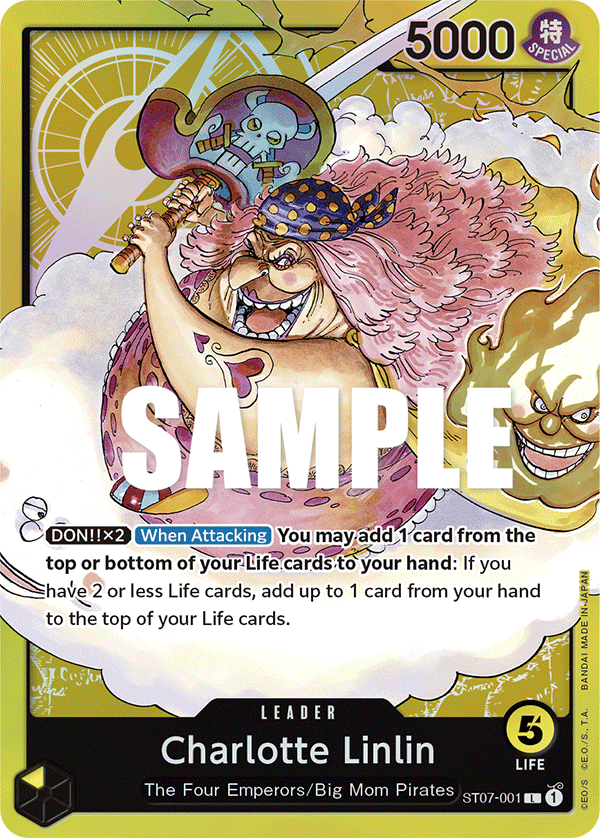 Charlotte Linlin · Starter Deck 7: Big Mom Pirates · カード番号ST07-001 · 英語 · 加工・状態は未確認
