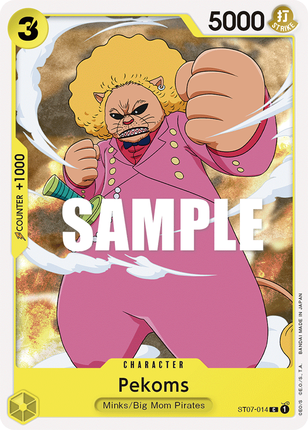 Pekoms · Starter Deck 7: Big Mom Pirates · カード番号ST07-014 · 英語 · 加工・状態は未確認