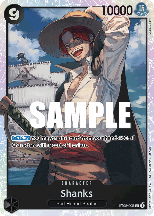 Shanks · Starter Deck 8: Monkey.D.Luffy · カード番号ST08-005 · 英語 · 加工・状態は未確認