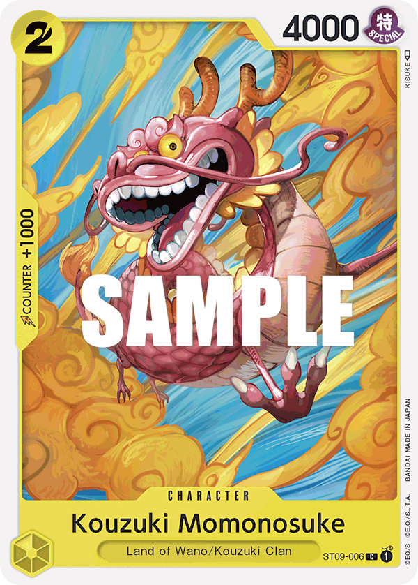 Kouzuki Momonosuke · Starter Deck 9: Yamato · カード番号ST09-006 · 英語 · 加工・状態は未確認