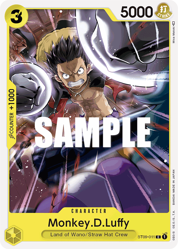 Monkey.D.Luffy · Starter Deck 9: Yamato · カード番号ST09-011 · 英語 · 加工・状態は未確認