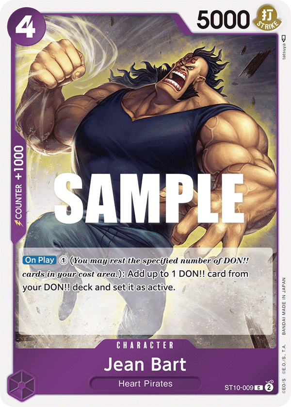 Jean Bart · Ultra Deck: The Three Captains · カード番号ST10-009 · 英語 · 加工・状態は未確認
