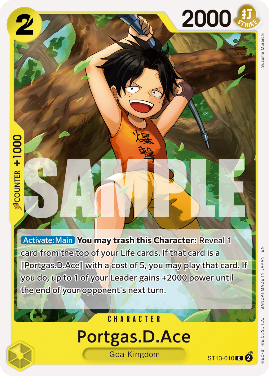 Portgas.D.Ace - ST13-010 (Reprint)