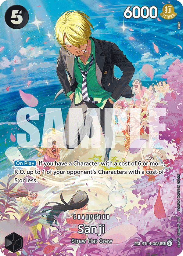 Sanji (SP) · Royal Blood · カード番号ST14-003 · 英語 · 加工・状態は未確認