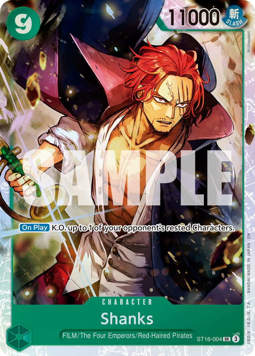 Shanks - ST16-004 (Reprint) · Premium Booster -The Best- Vol. 2 · カード番号ST16-004 · 英語 · 加工・状態は未確認