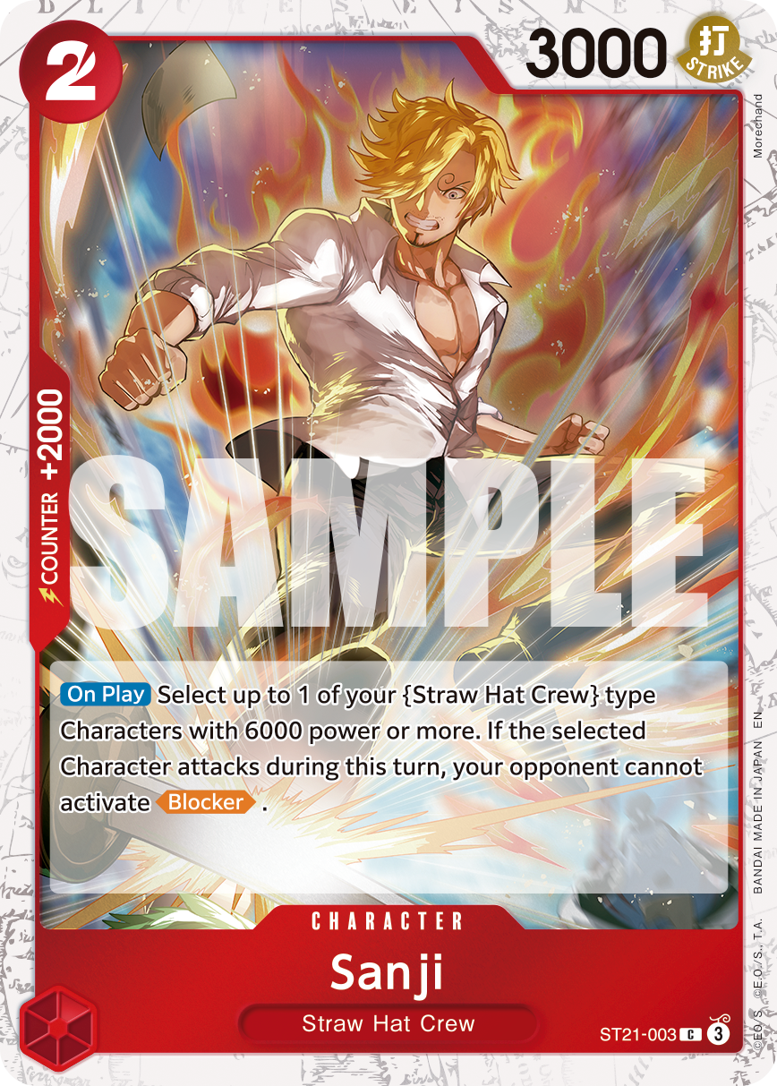 Sanji - ST21-003 (Pirate Foil) · Premium Booster -The Best- Vol. 2 · カード番号ST21-003 · 英語 · 加工・状態は未確認