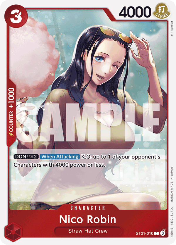 Nico Robin · The World's Strongest Warriors · カード番号ST21-010 · 英語 · 加工・状態は未確認