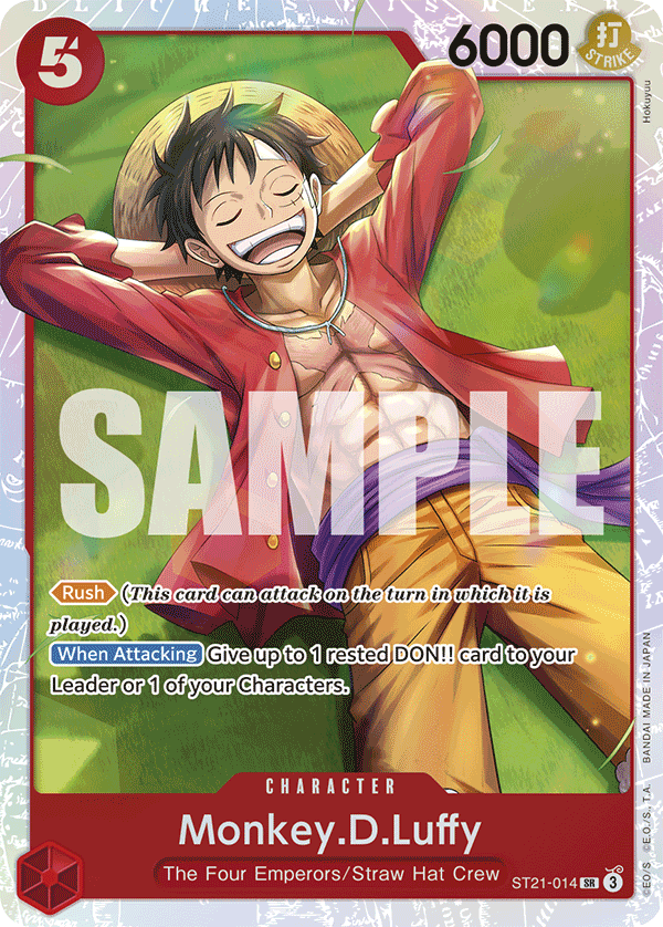 Monkey.D.Luffy (014) · Starter Deck EX: Gear 5 · カード番号ST21-014 · 英語 · 加工・状態は未確認