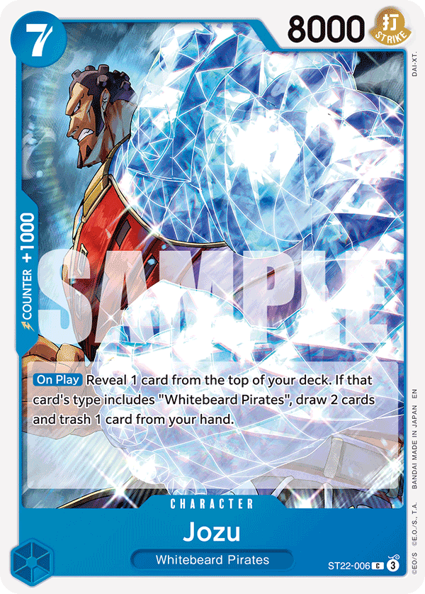 Jozu · Starter Deck 22: Ace & Newgate · カード番号ST22-006 · 英語 · 加工・状態は未確認