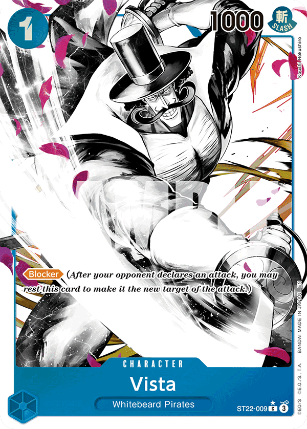 Vista (Parallel) · Starter Deck 22: Ace & Newgate · カード番号ST22-009 · 英語 · 加工・状態は未確認