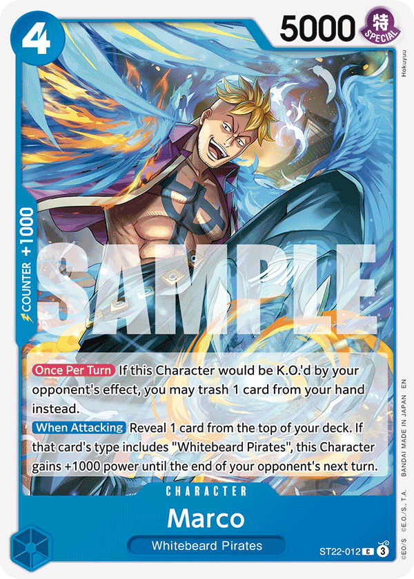 Marco · Starter Deck 22: Ace & Newgate · カード番号ST22-012 · 英語 · 加工・状態は未確認