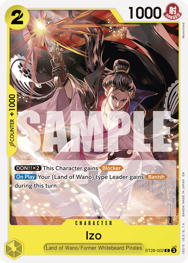 Izo · Starter Deck 28: GREEN/YELLOW Yamato · カード番号ST28-002 · 英語 · 加工・状態は未確認