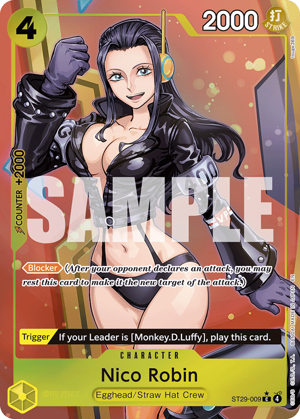 Nico Robin (Full Art) · Starter Deck 29: Egghead · カード番号ST29-009 · 英語 · 加工・状態は未確認