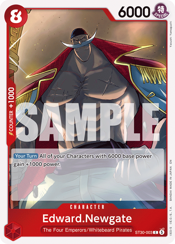 Edward.Newgate · Starter Deck EX: Luffy & Ace · カード番号ST30-003 · 英語 · 加工・状態は未確認