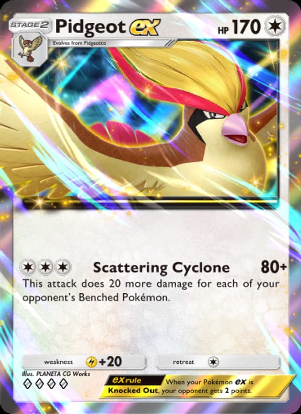 Pidgeot ex · Mythical Island · カード番号059 · 英語 · normal · standard