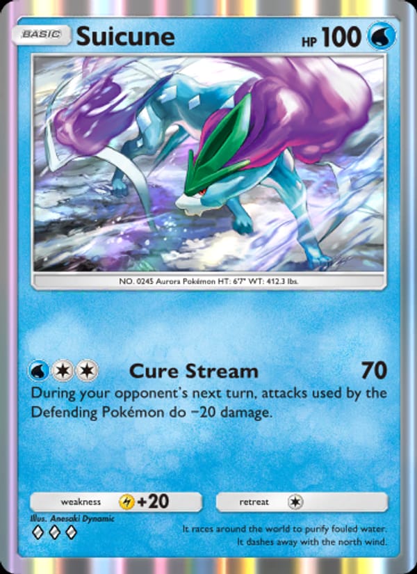 Suicune · Wisdom of Sea and Sky · カード番号059 · 英語 · normal · standard