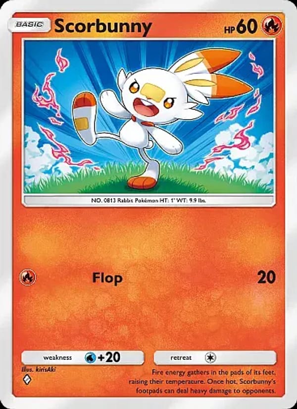 Scorbunny · Fantastical Parade · カード番号024 · 英語 · normal · standard