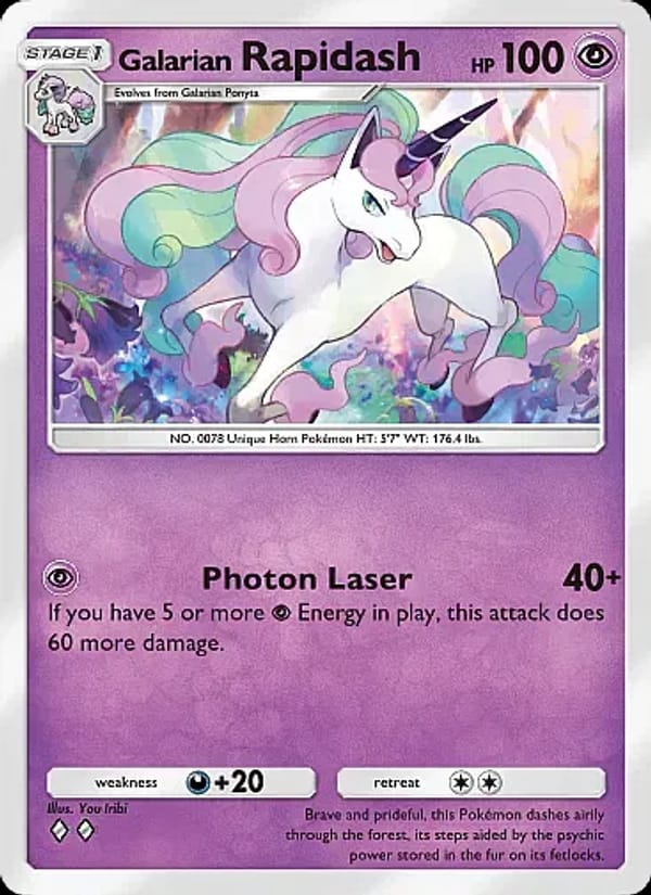 Galarian Rapidash · Fantastical Parade · カード番号059 · 英語 · normal · standard