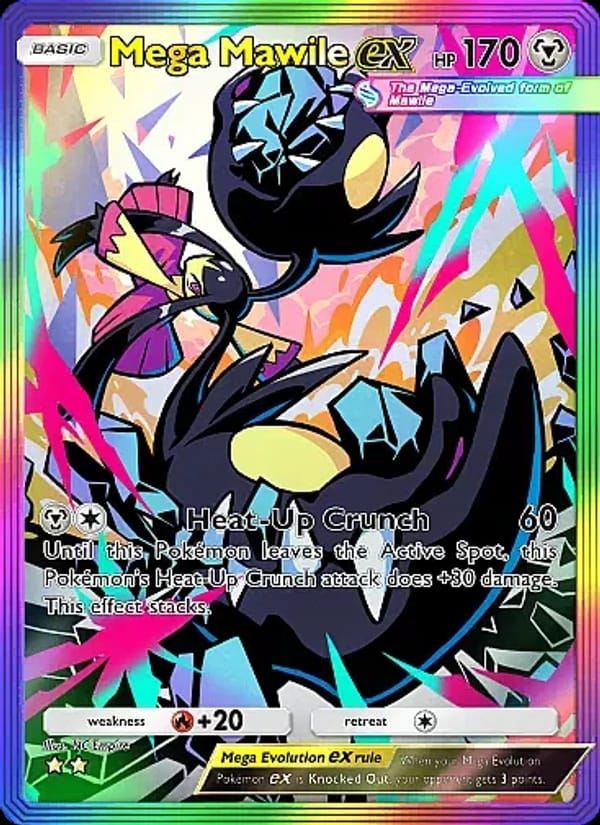 Mega Mawile ex · Fantastical Parade · カード番号201 · 英語 · normal · standard