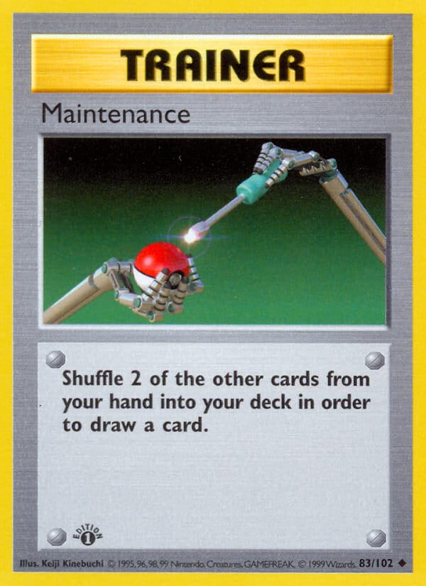 Maintenance · Base Set · カード番号83 · 英語 · normal · unlimited · standard