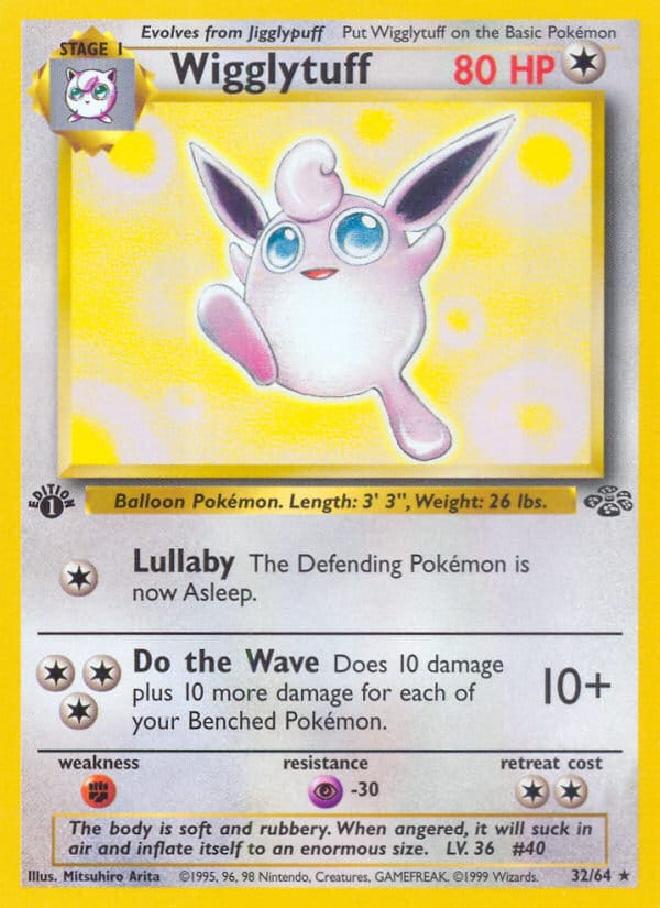 Wigglytuff · Jungle · カード番号32 · 英語 · normal · standard
