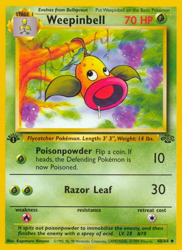 Weepinbell · Jungle · カード番号48 · 英語 · normal · standard