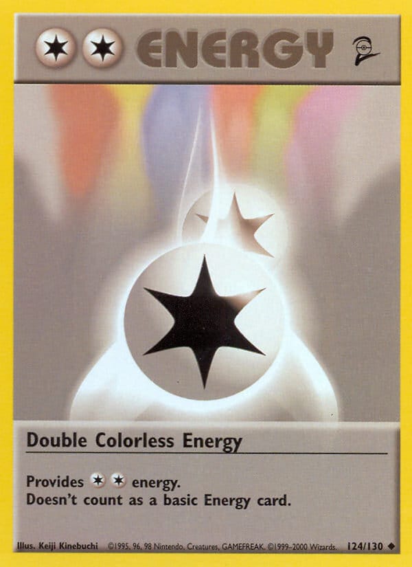 Double Colorless Energy · Base Set 2 · カード番号124 · 英語 · normal · standard