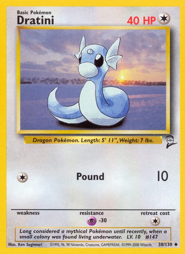 Dratini · Base Set 2 · カード番号38 · 英語 · normal · standard