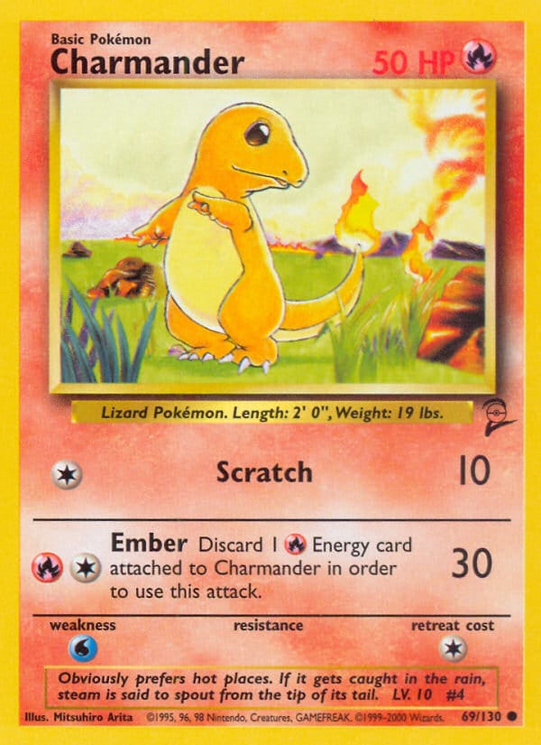 Charmander · Base Set 2 · カード番号69 · 英語 · normal · standard