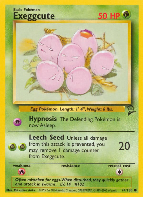 Exeggcute · Base Set 2 · カード番号74 · 英語 · normal · standard