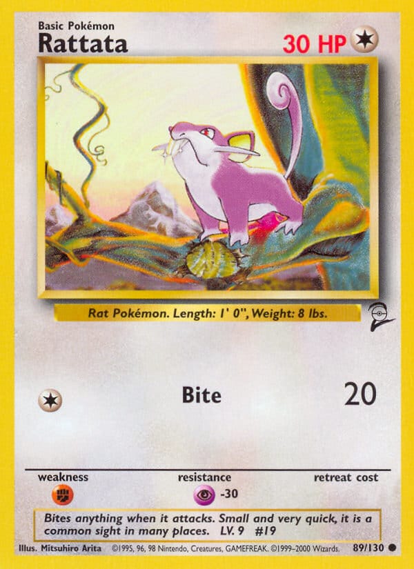 Rattata · Base Set 2 · カード番号89 · 英語 · normal · standard