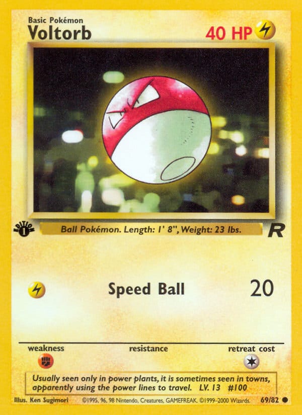 Voltorb · Team Rocket · カード番号69 · 英語 · normal · standard