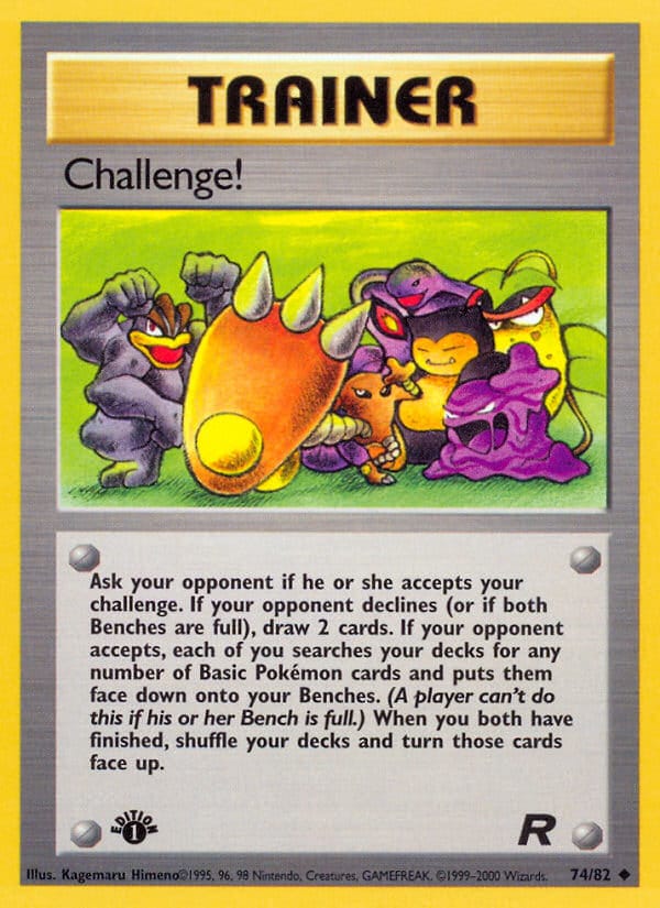Challenge! · Team Rocket · カード番号74 · 英語 · normal · standard