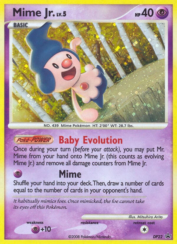 Mime Jr. · DP Black Star Promos · カード番号DP22 · 英語 · holo · standard