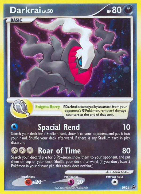 Darkrai · DP Black Star Promos · カード番号DP24 · 英語 · holo · standard