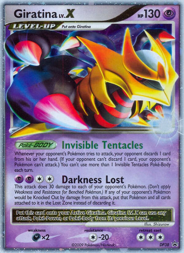 Giratina · DP Black Star Promos · カード番号DP38 · 英語 · holo · standard