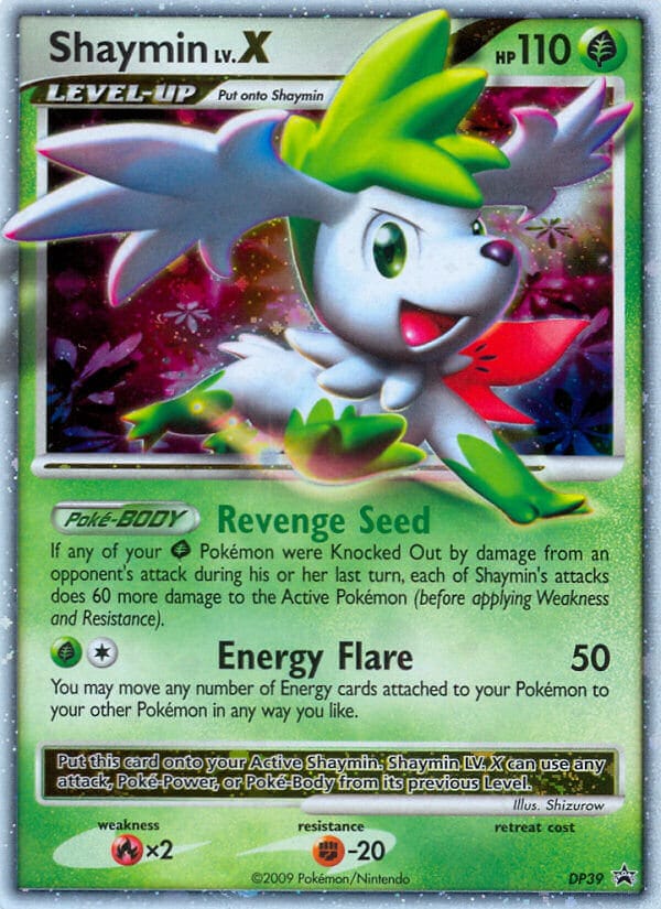 Shaymin · DP Black Star Promos · カード番号DP39 · 英語 · holo · standard