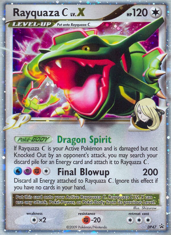 Rayquaza C · DP Black Star Promos · カード番号DP47 · 英語 · holo · standard